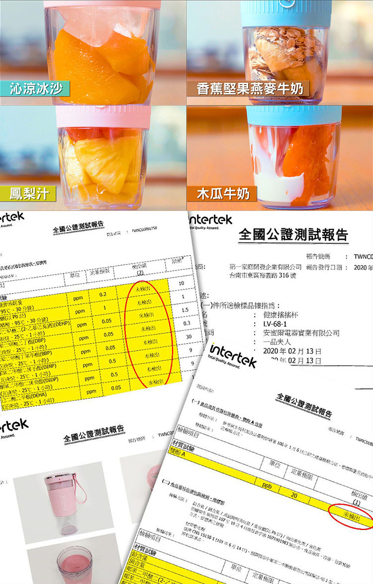 搖搖杯檢測報告