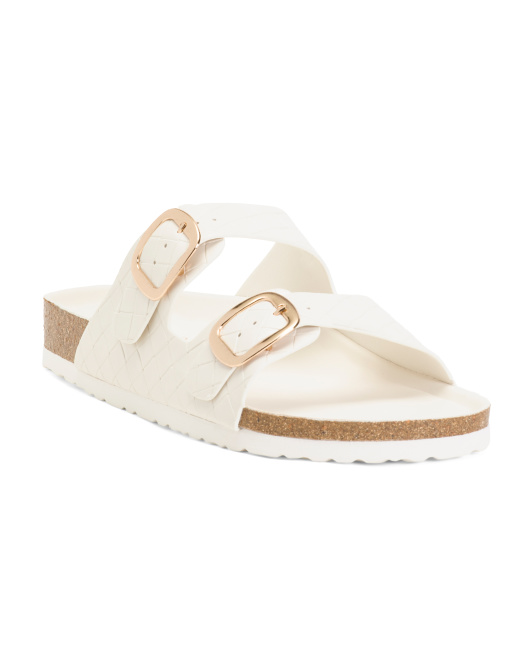 【預購】CUSHIONAIRE H052714 女裝雙帶涼鞋 (白色)