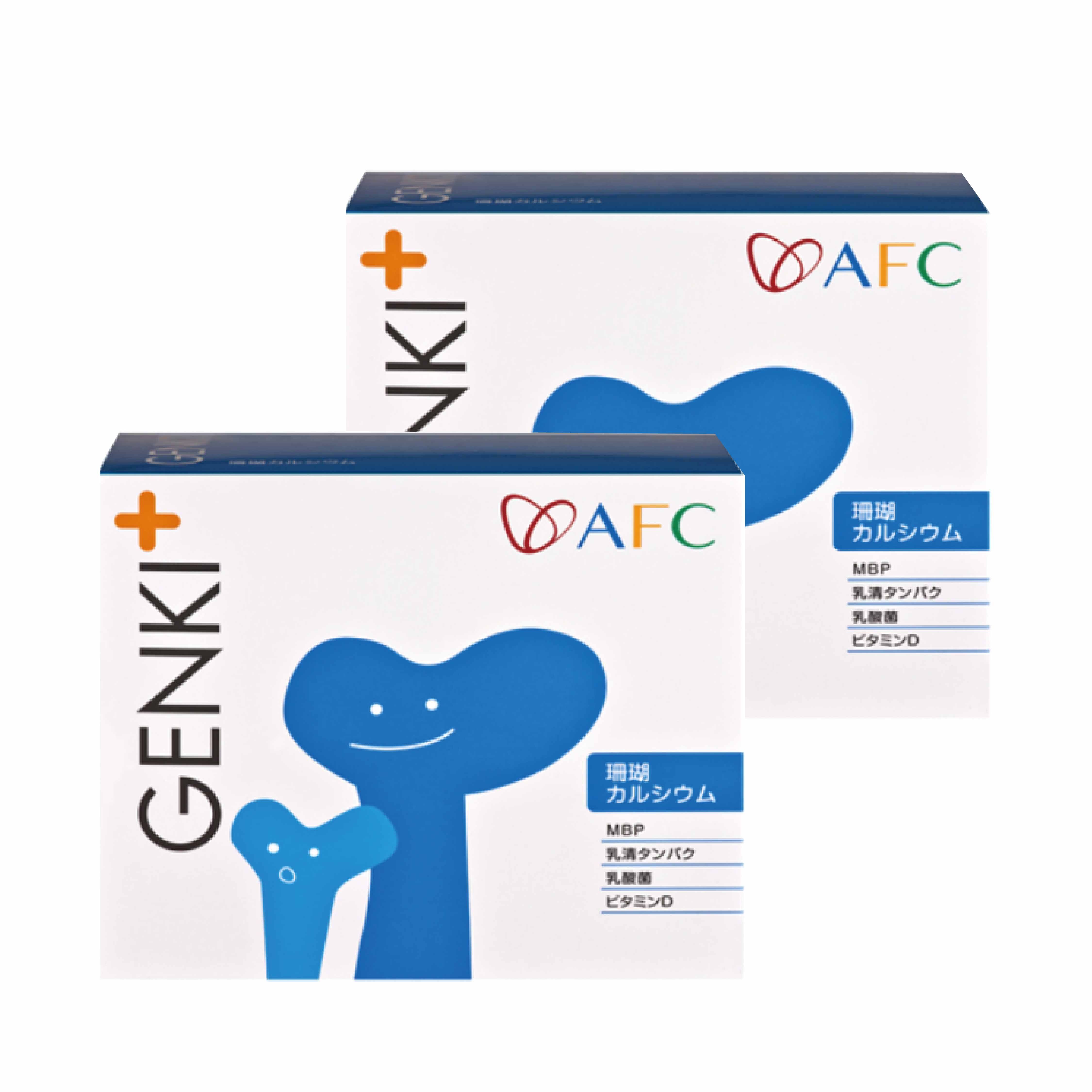 AFC GENKI+伸長革命 60包x2盒