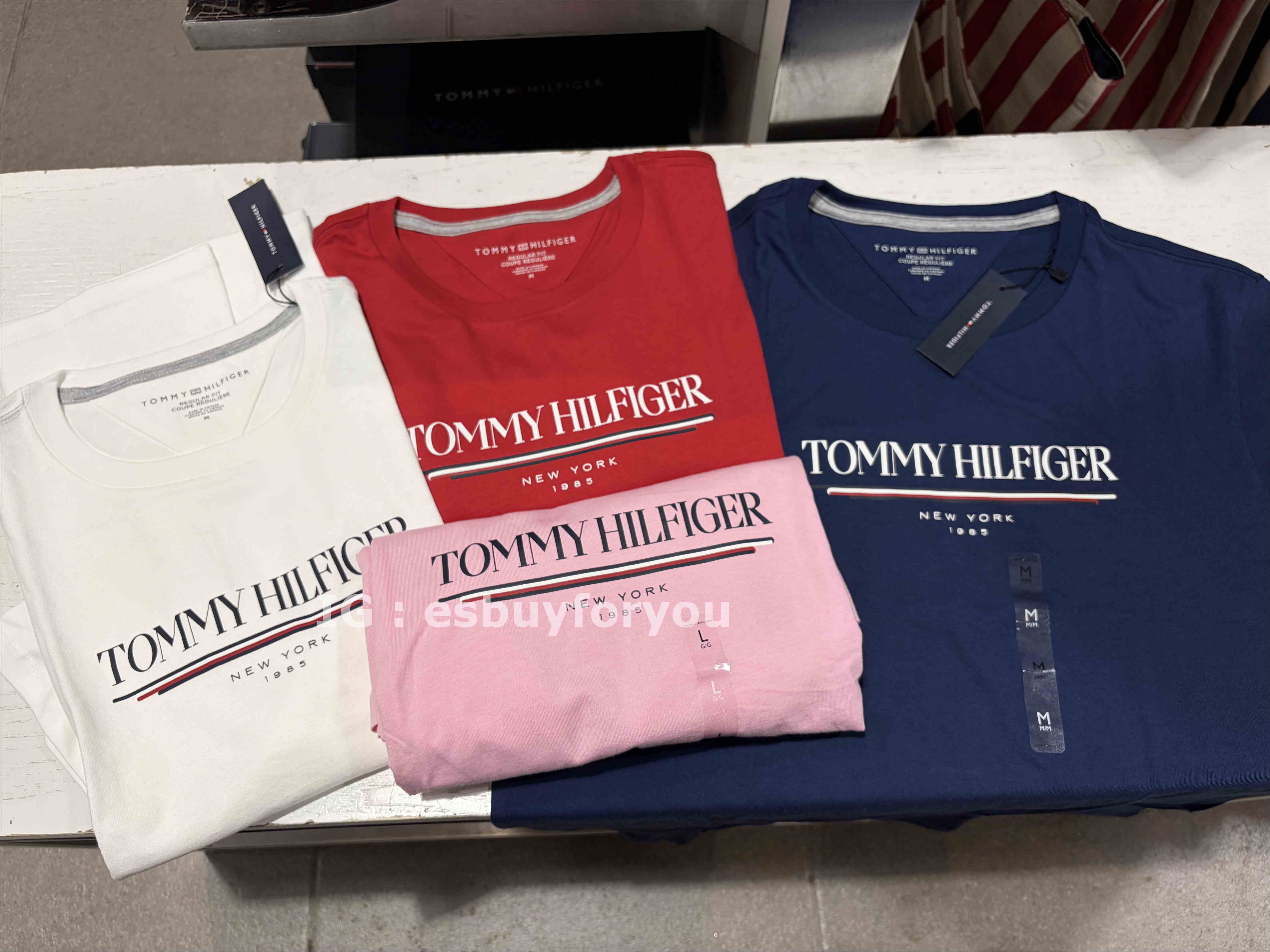 TOMMY 男大人 經典字樣 短TEE (4色)