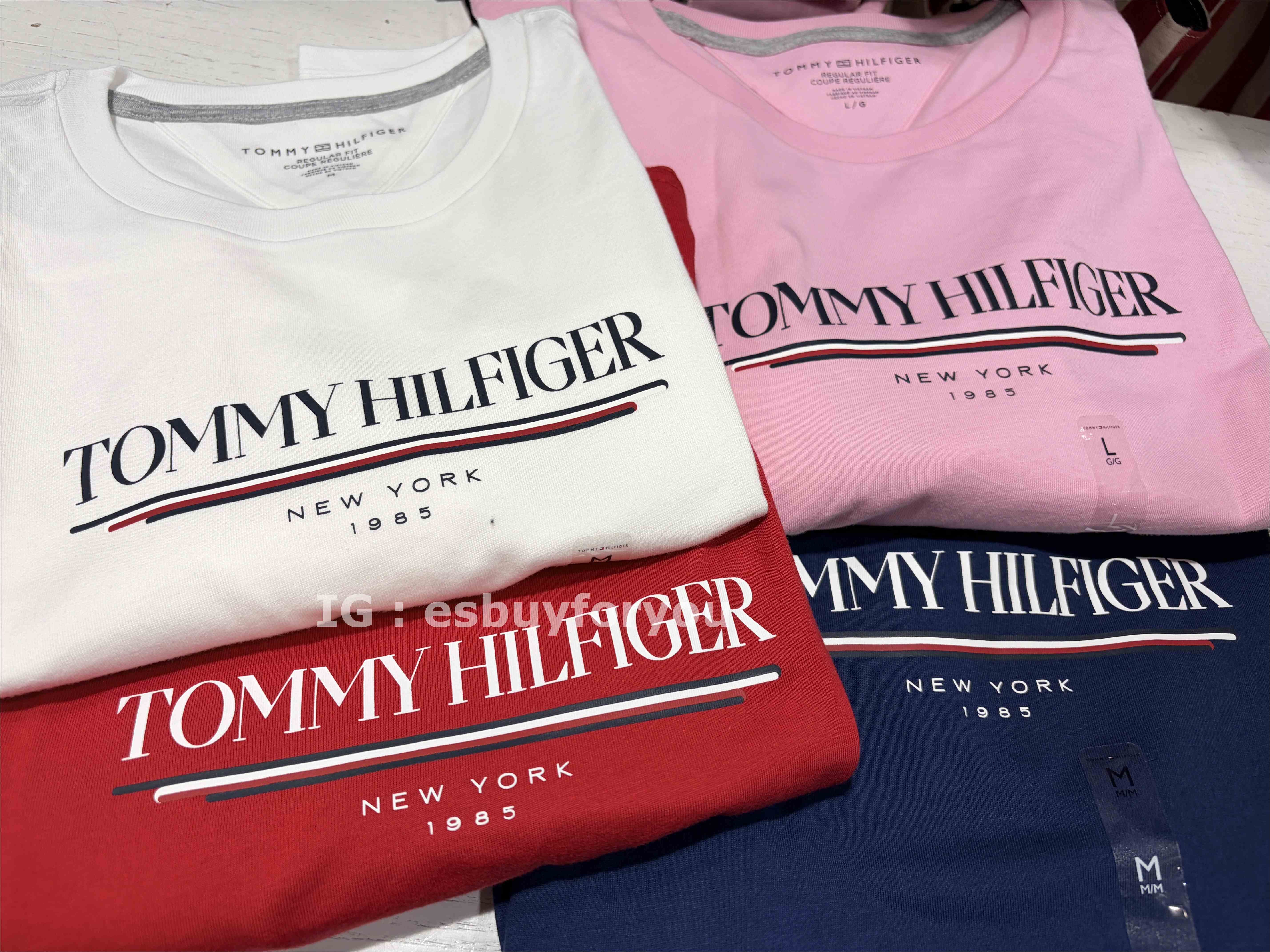 TOMMY 男大人 經典字樣 短TEE (4色)