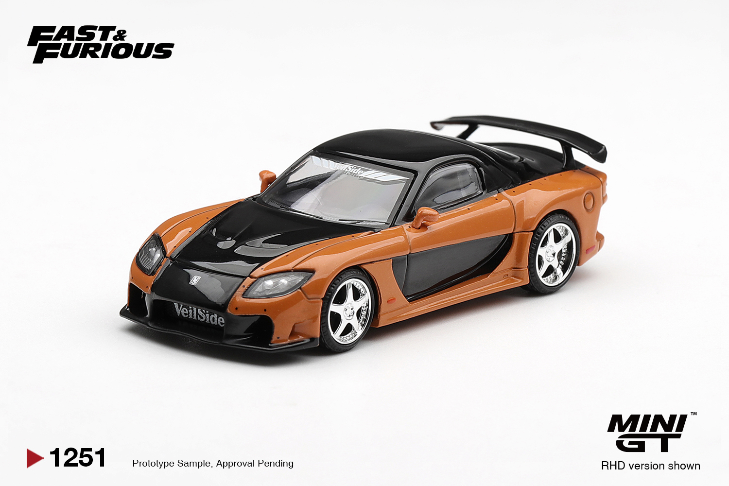 預訂:1/64 MINI GT Mazda RX-7 VeilSide Fortune   ""The Fast and the Furious: Tokyo Drift"" Han Seoul-Oh / Blister Packaging (MGT01251-R)