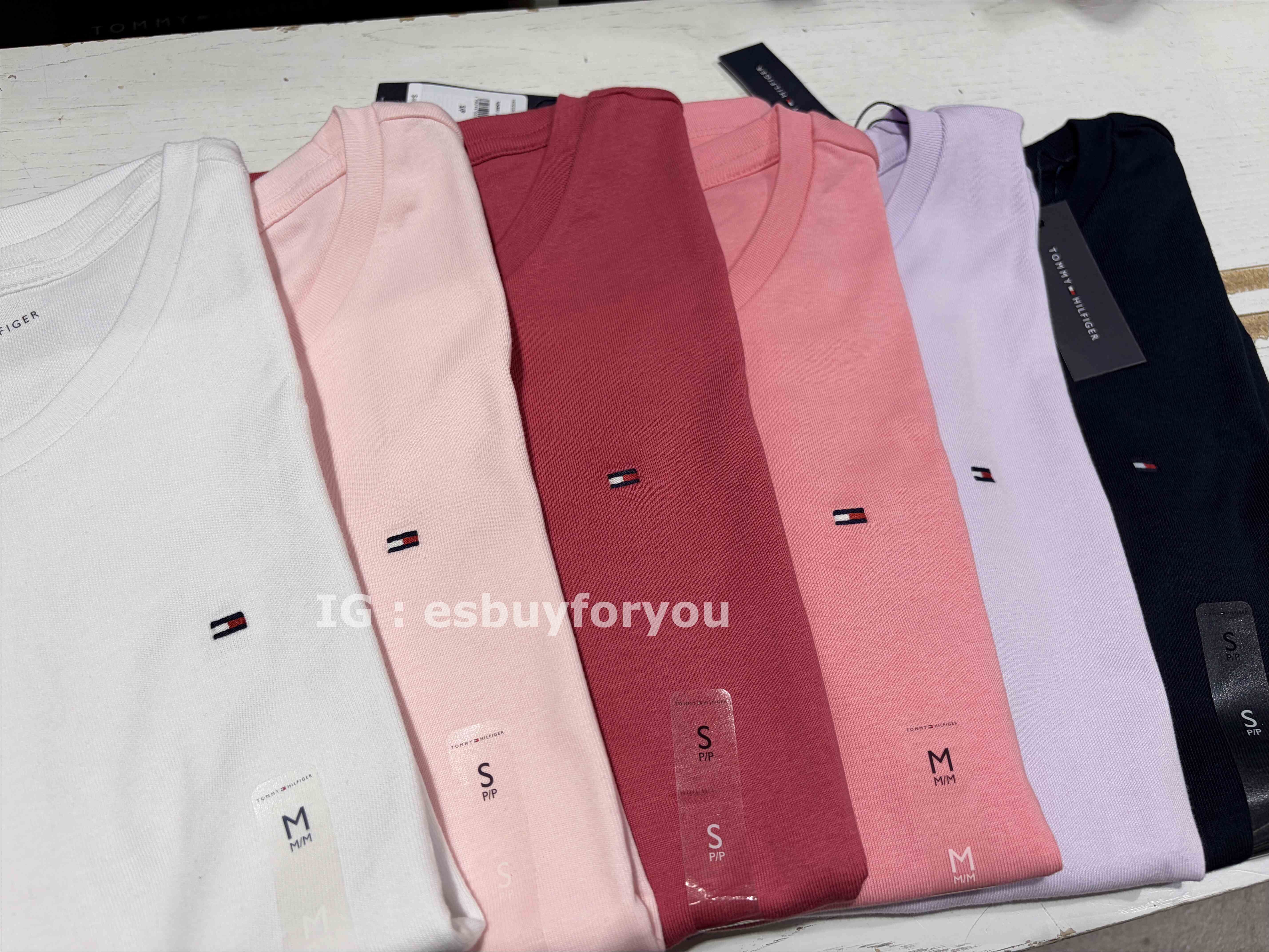 TOMMY 女大人 圓領 素面 短TEE (6色)