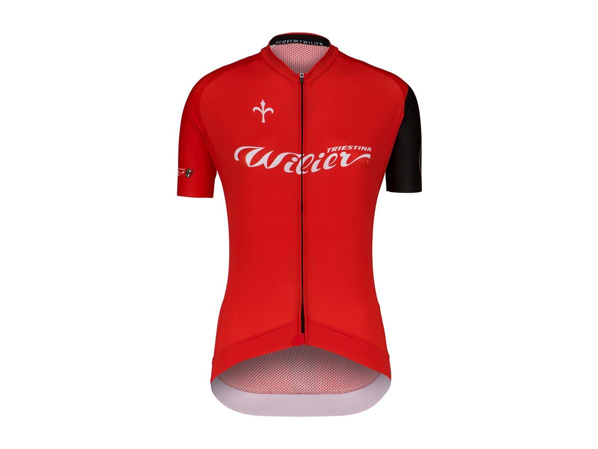 Wilier Triestina 女款車衣 橘/黑色