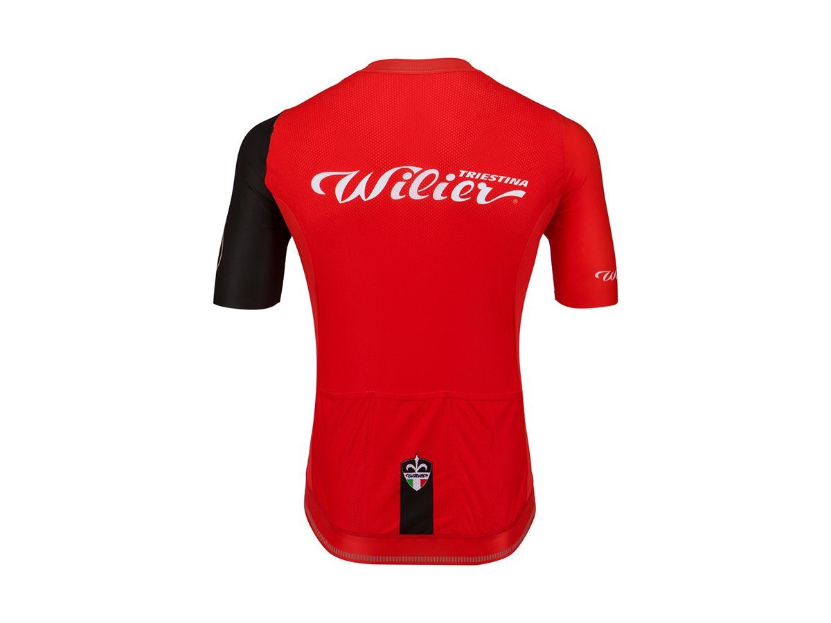 Wilier Triestina 男款車衣 橘/黑色