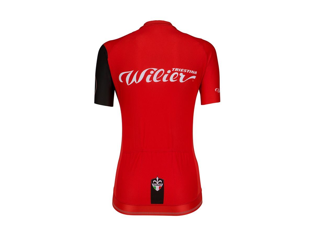Wilier Triestina 女款車衣 橘/黑色