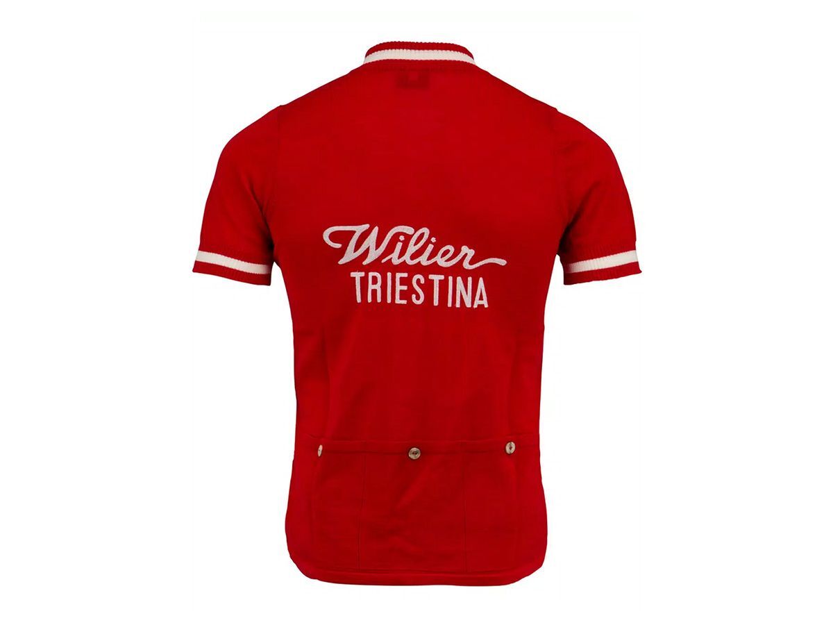 Wilier Triestina 復古羊毛車衣 紅色