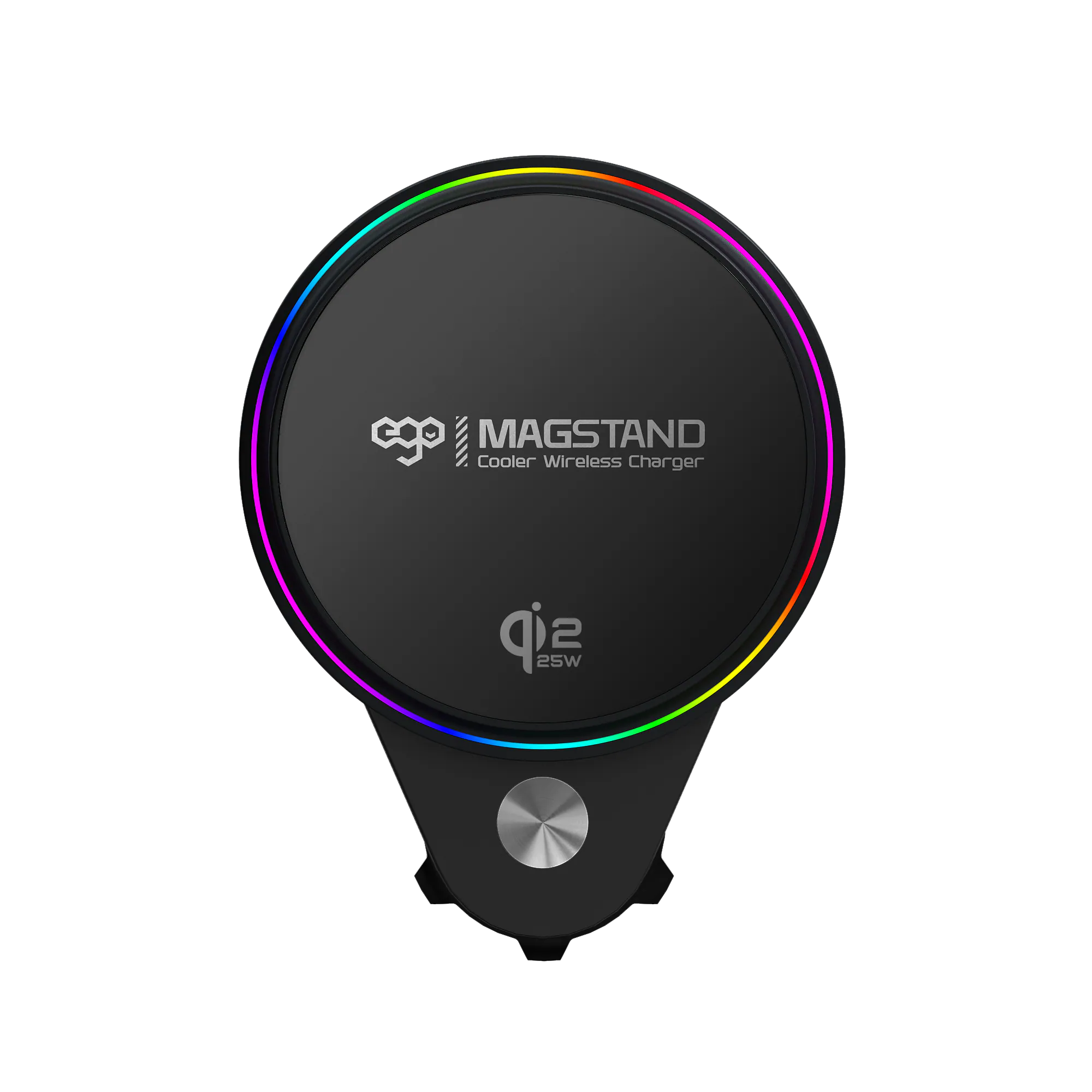 EGO MagStand4 雙面磁吸Qi2無線充電器｜半導體散熱高速快充