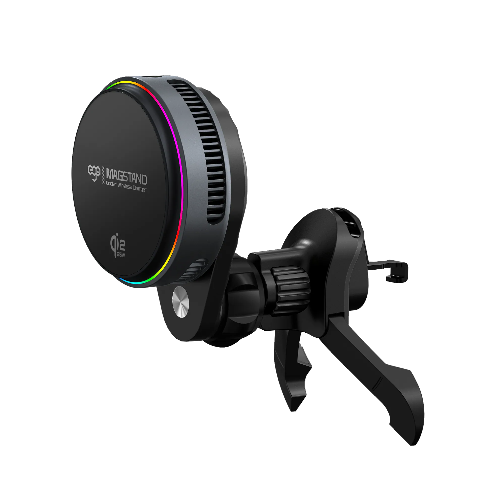EGO MagStand4 雙面磁吸Qi2無線充電器｜半導體散熱高速快充