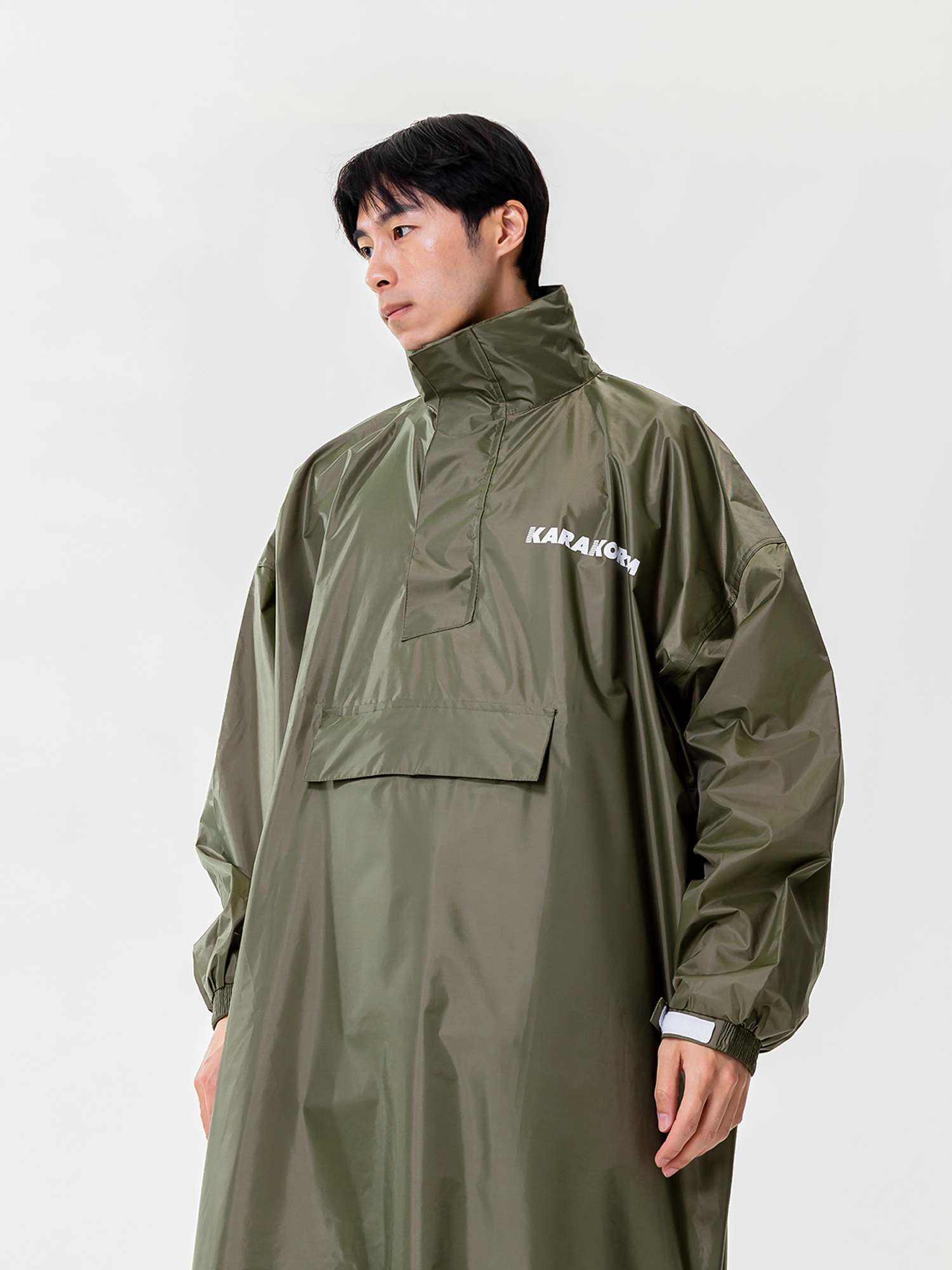側開秒穿 一件式雨衣 - 龍樹綠