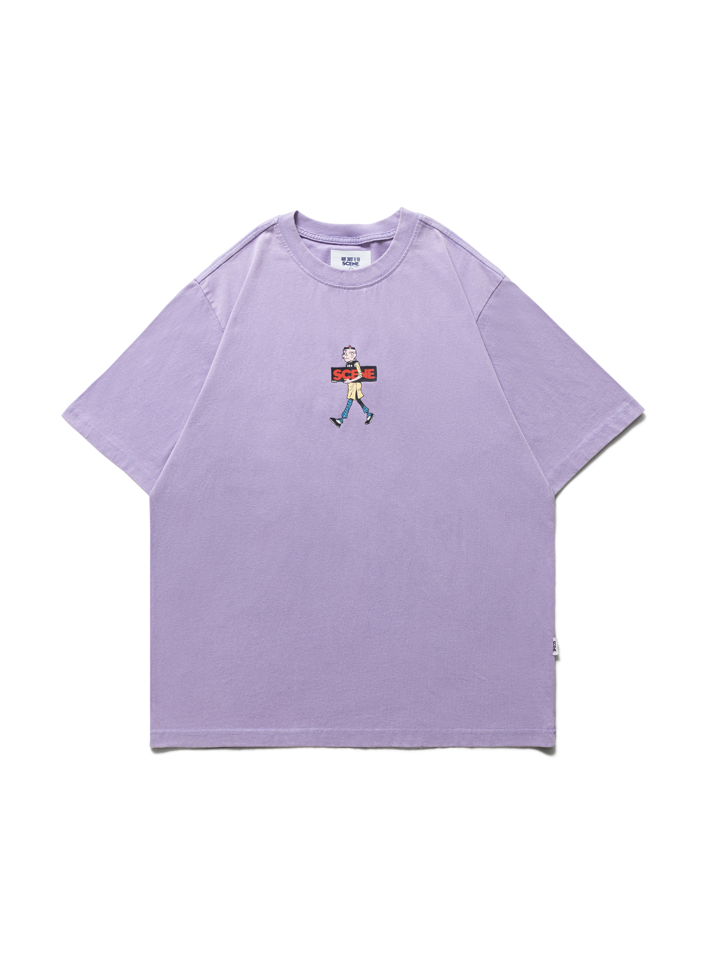 SCENE OMQ SCBOX TEE // PUR_MLT