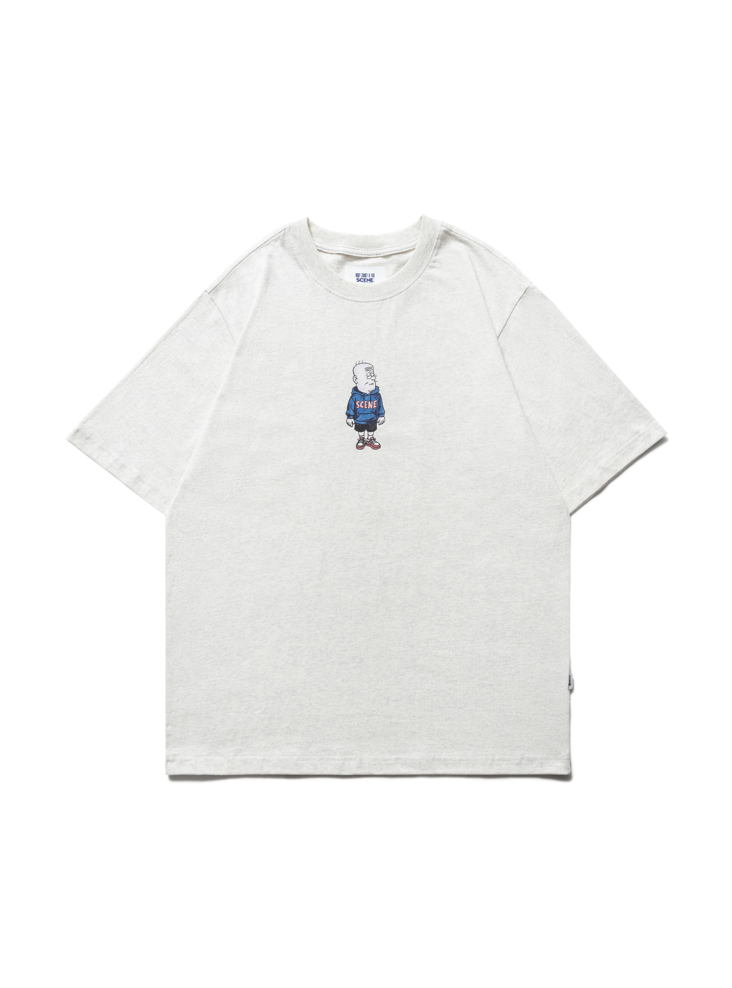 SCENE OMQ URBAN TEE // MOTTLED GRY