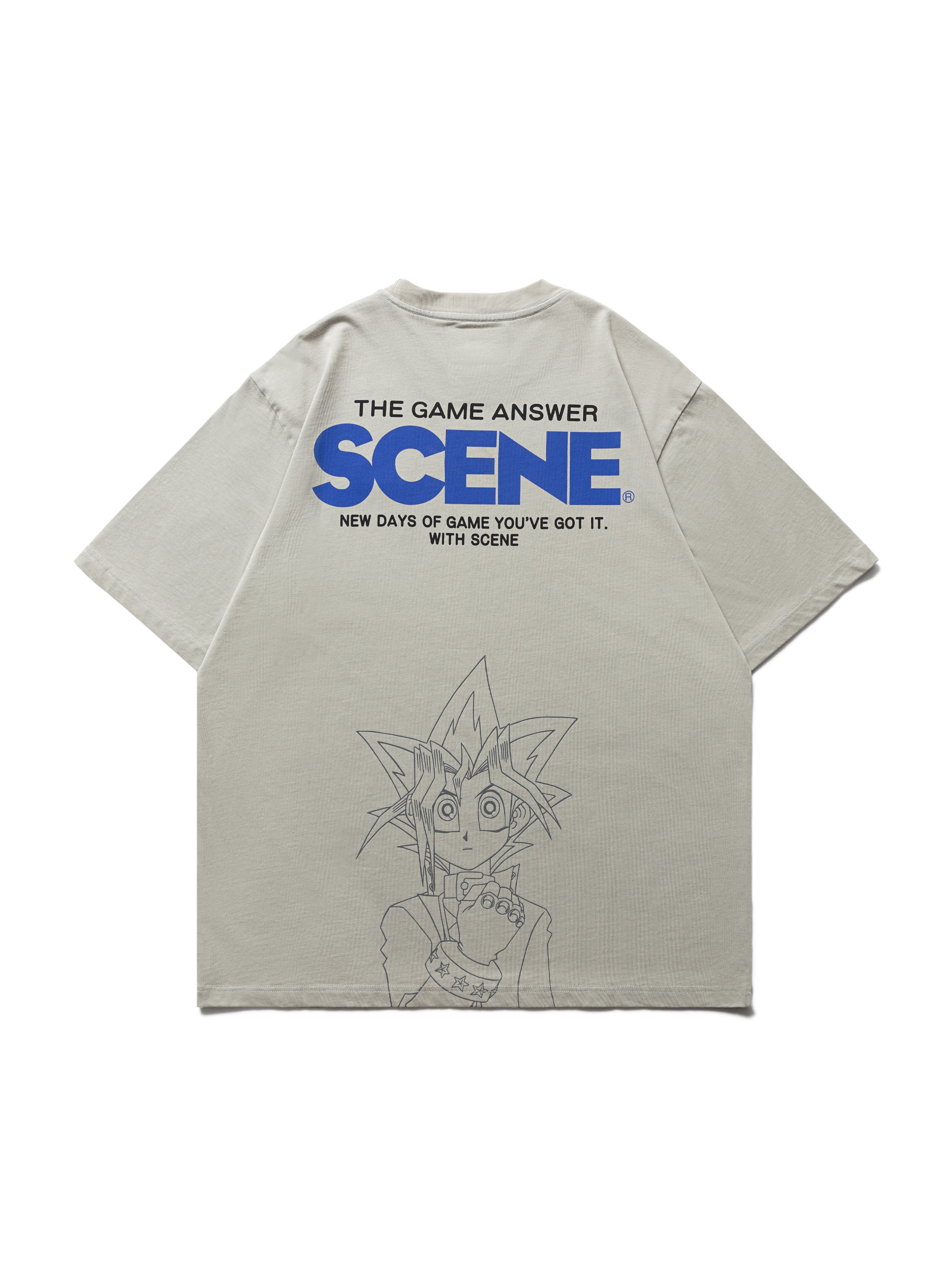 SC x YU-GI-OH WASHED CLASSIC TEE // GRY
