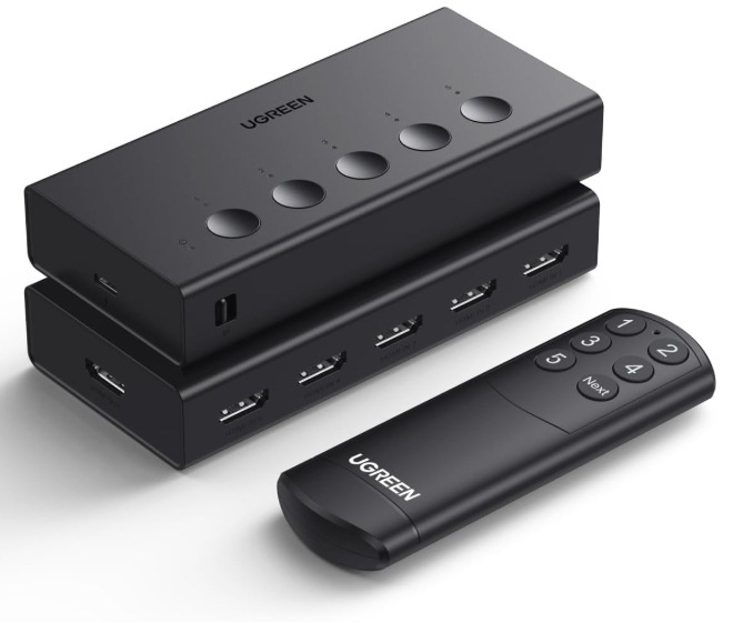 Ugreen HDMI 5進1出 開關盒_CM568-90512