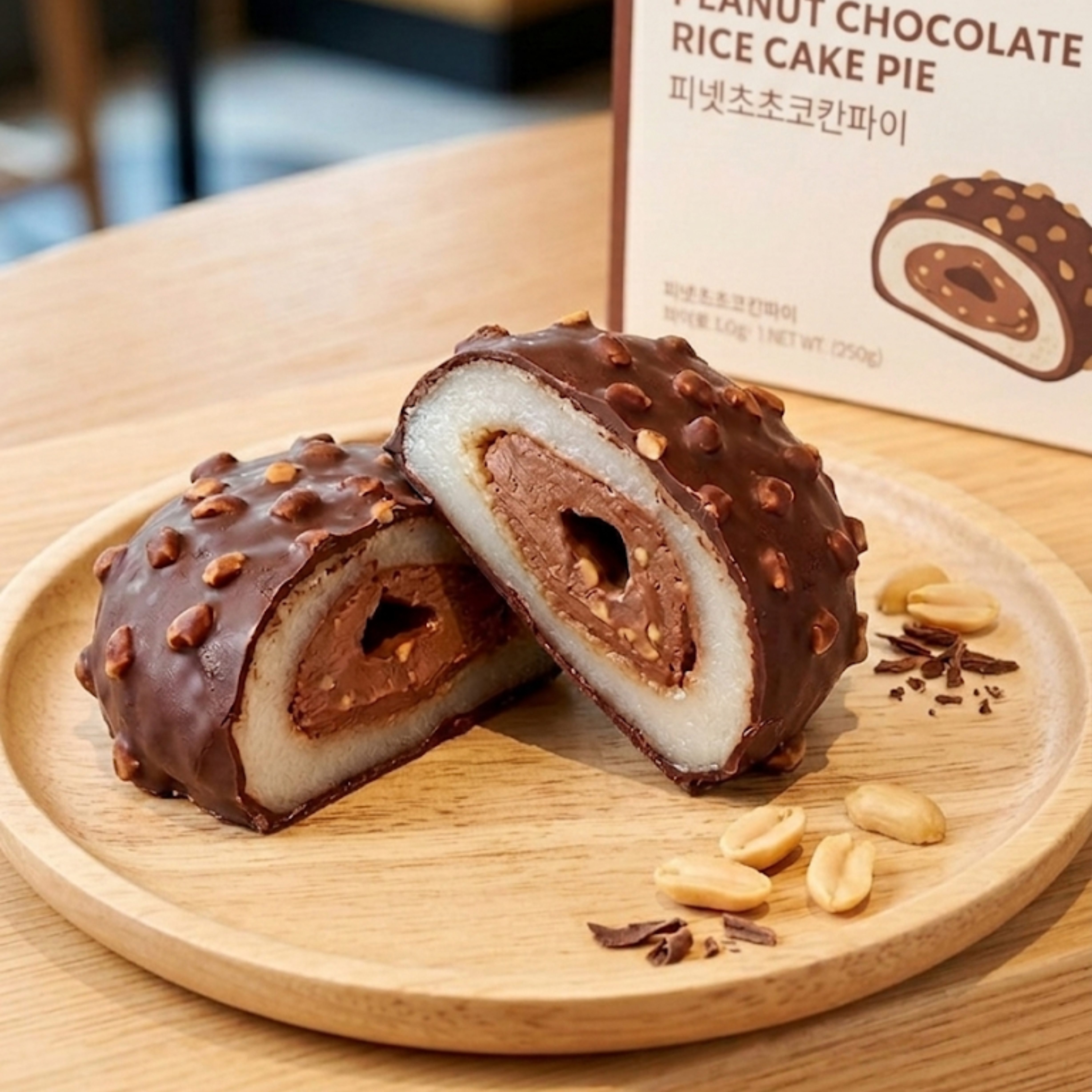 韓國STARBUCKS花生朱古力麻糬 210g