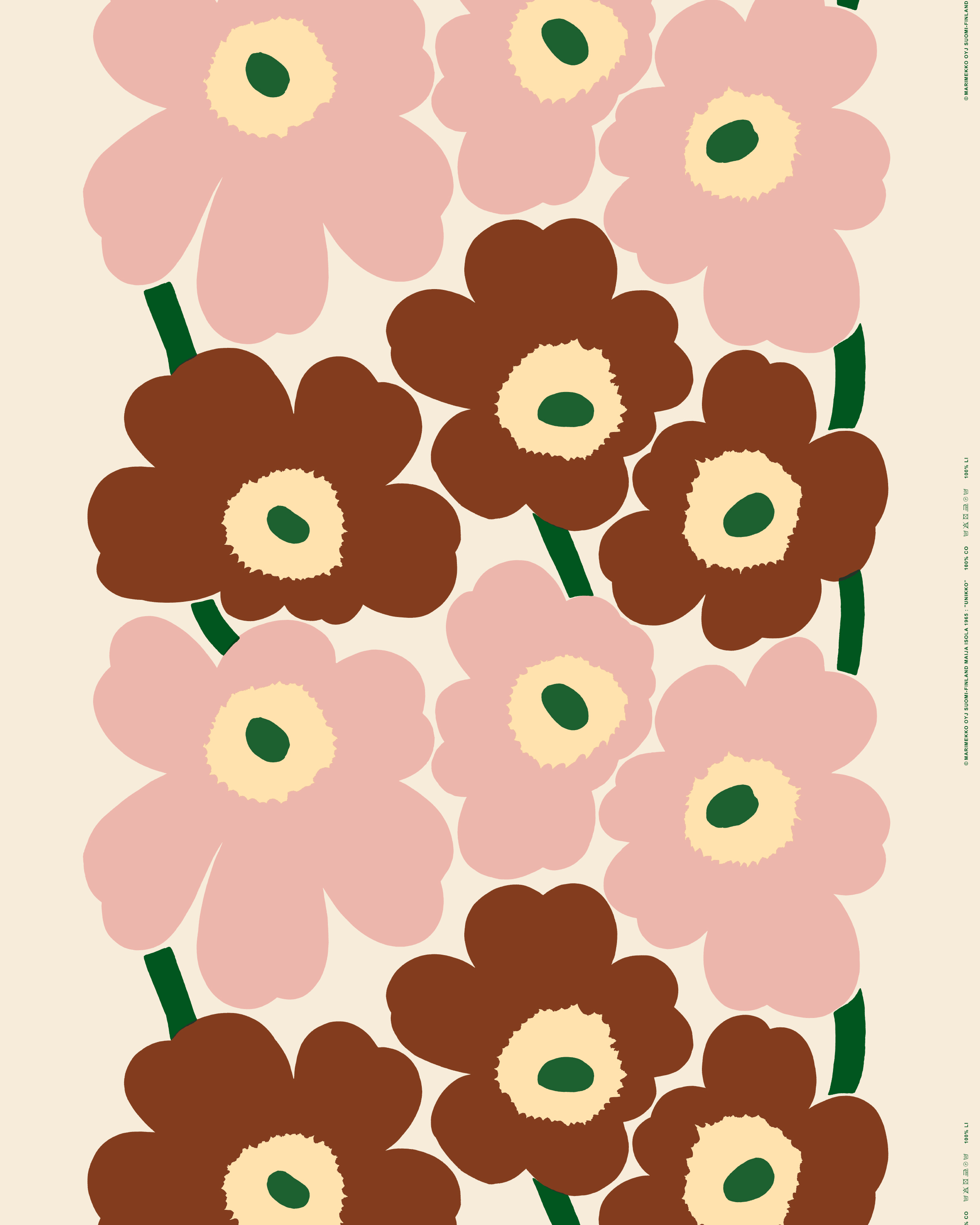Unikko 印花布品