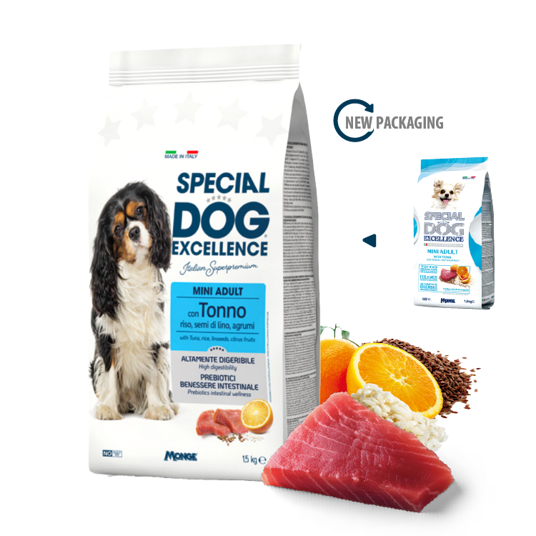 Special Dog Execellence 吞拿魚柑橘小型成犬健體配方 1.5kg (SD-9770)