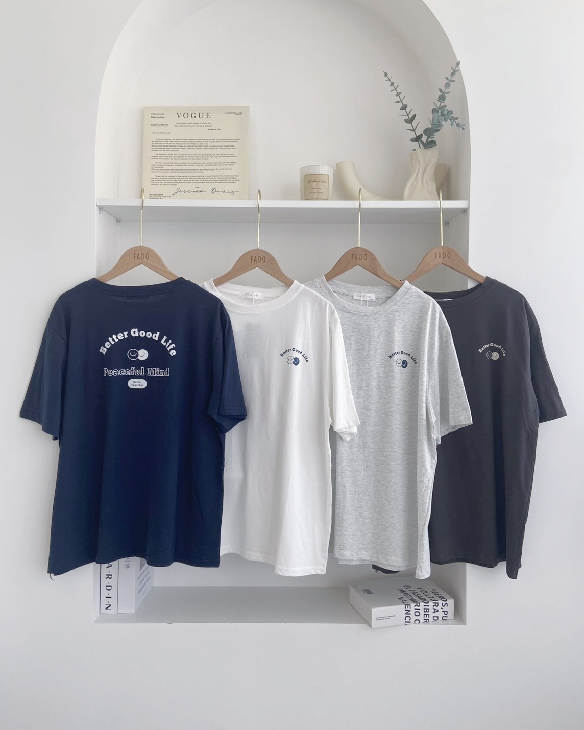 法朵Fado shop｜好心情😊微笑雙面印花短T 0215149 四色