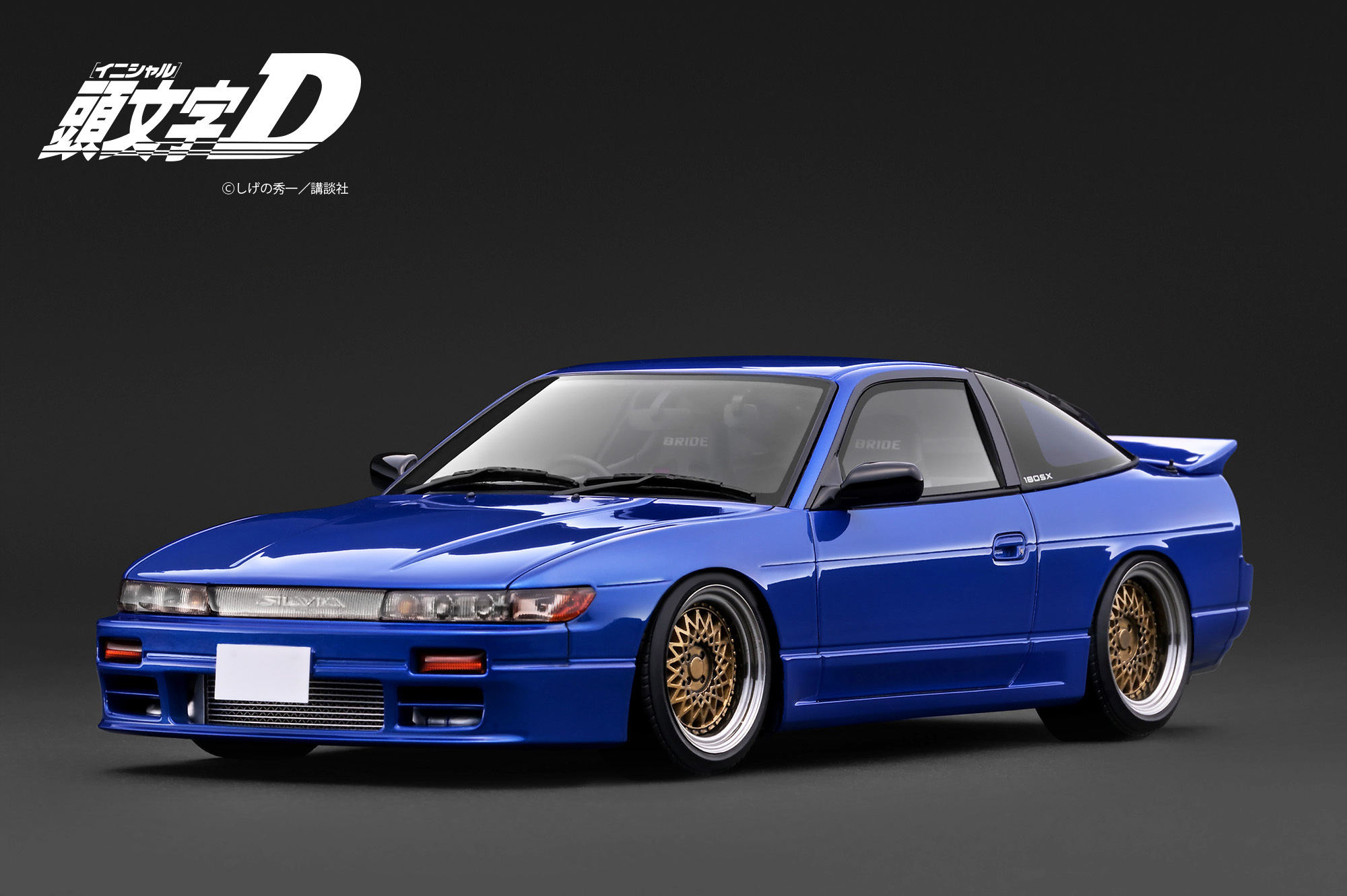 預訂 (訂金$300) (預訂價$2375) :1/18 IG INITIAL D Nissan Sileighty Blue (IG4069)