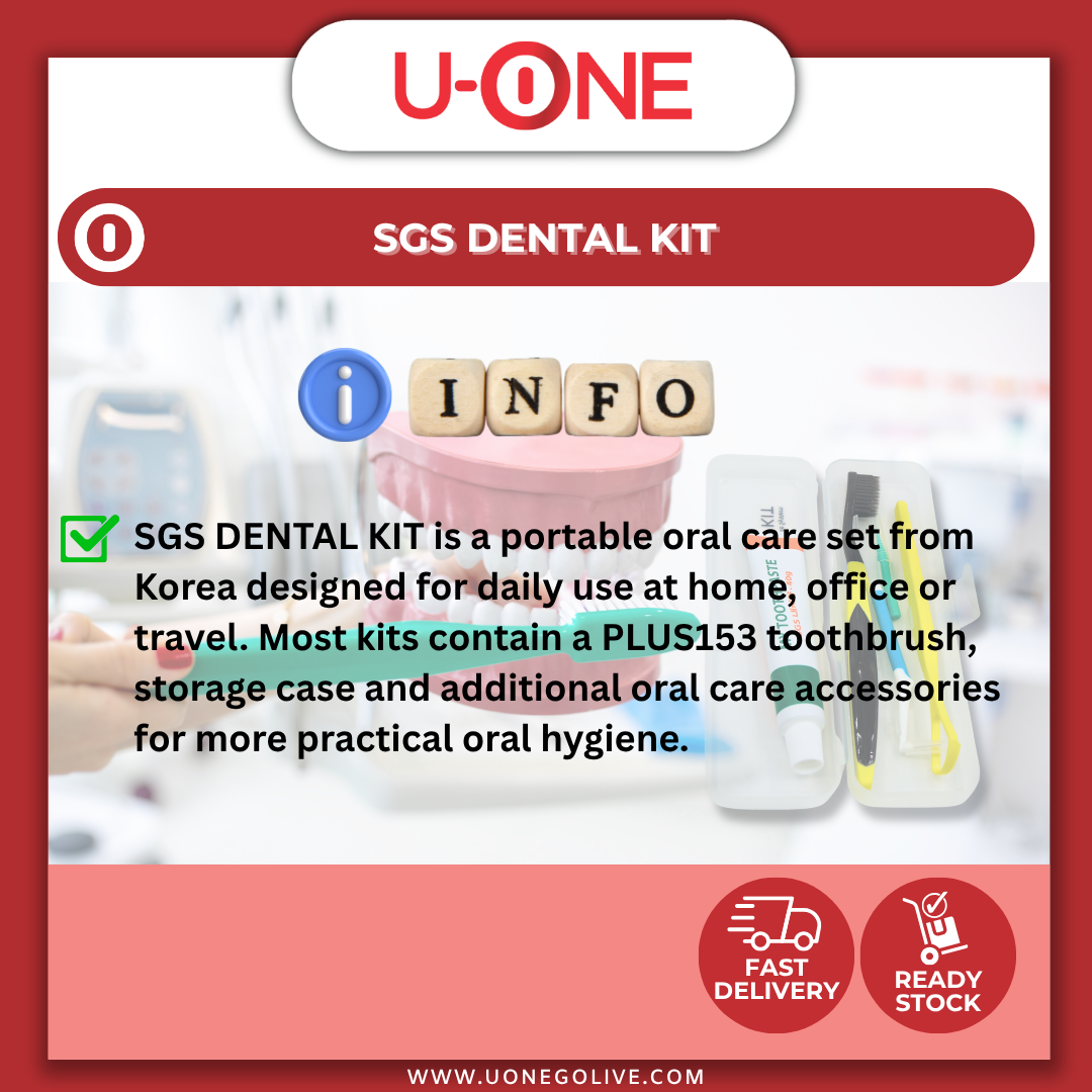 U-ONE | Korea | SGS Dental Kit | Toothbrush Set