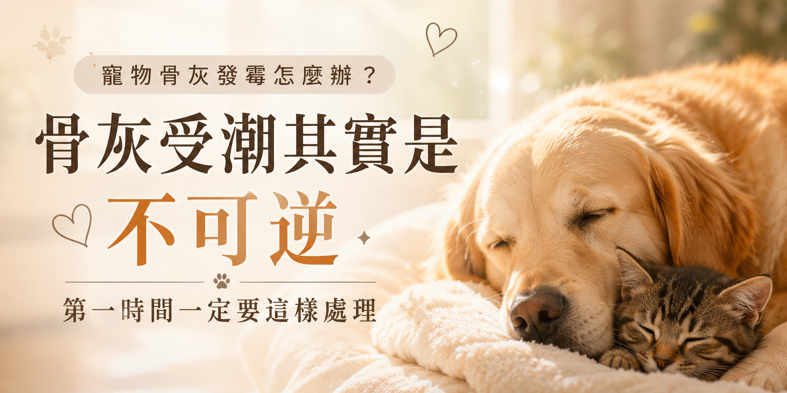 寵物骨灰發霉怎麼辦?骨灰受潮其實是不可逆,第一時間一定要這樣處理