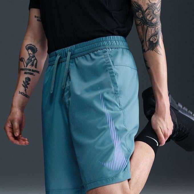 【日本限時連線代購】 NIKE DRI-FIT 9吋 大勾運動短褲 HJ4046-010 黑色 006 藍色