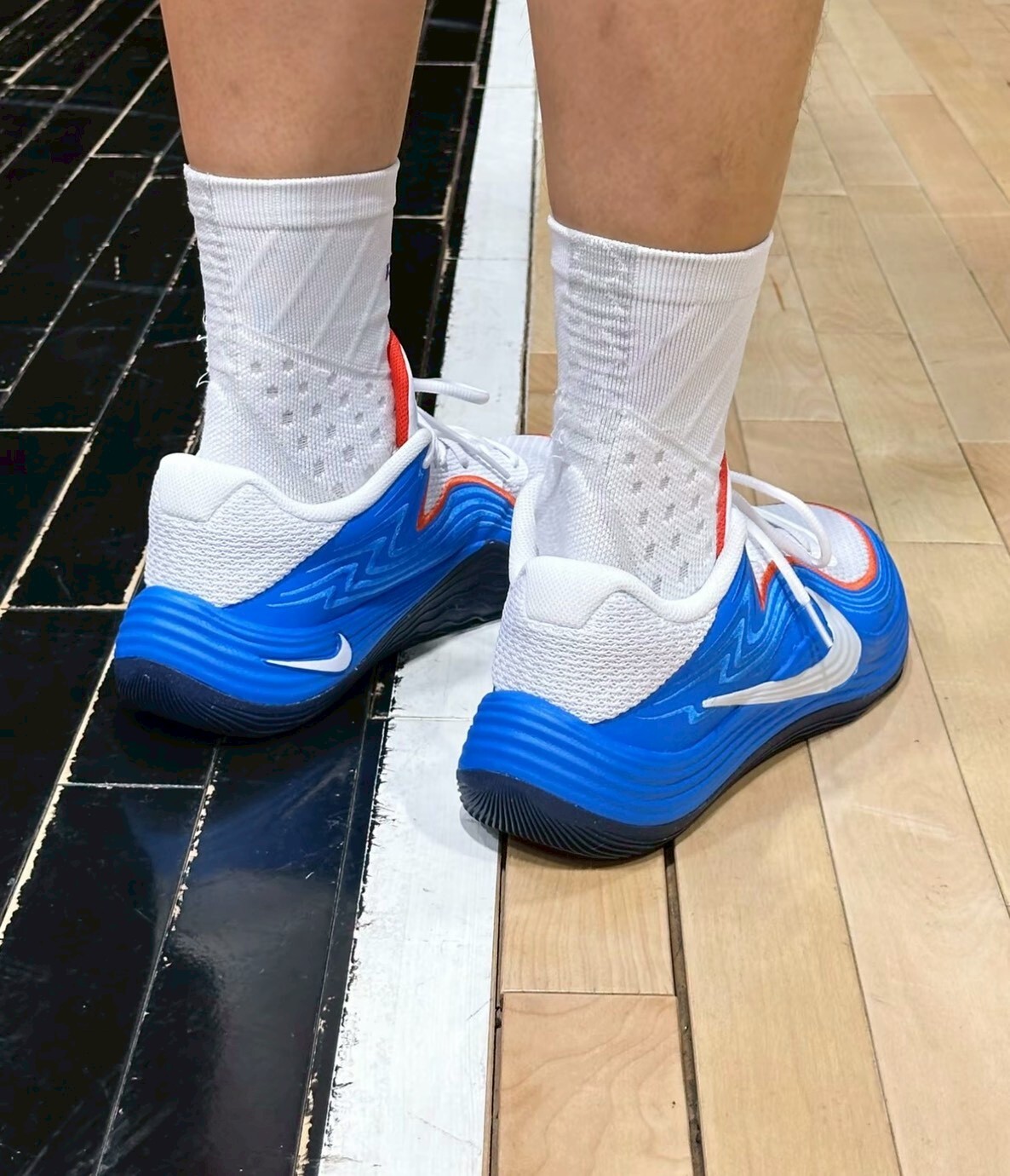 （海外連線代購）男鞋 NIKE PRECISION 8 LOW 白藍 精密8 實戰 籃球鞋【IH1104-101】