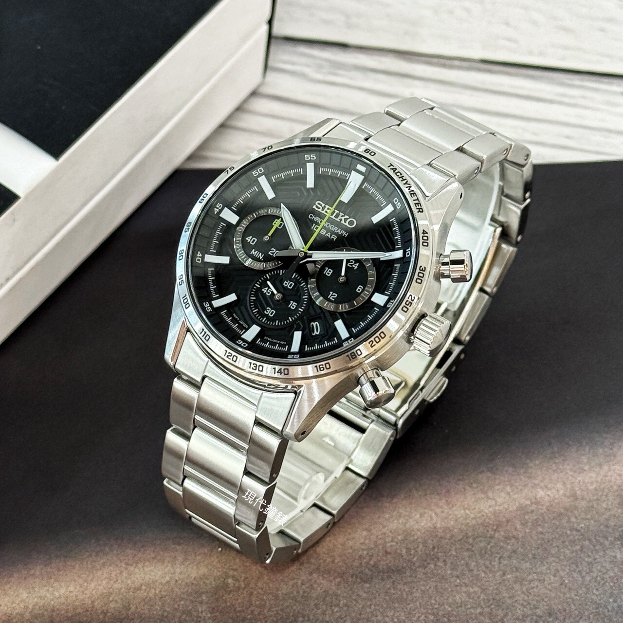 【SEIKO 精工】CS系列 賽車元素三眼計時腕錶 8T63-00Y0D 41mm 現代鐘錶