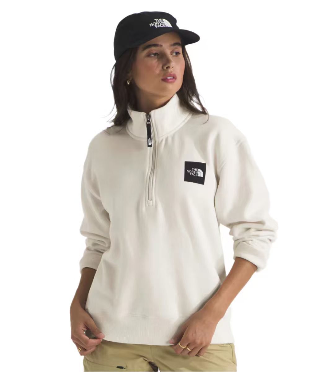 【預購】The North Face H052733 女裝半拉鍊衛衣 (白色)