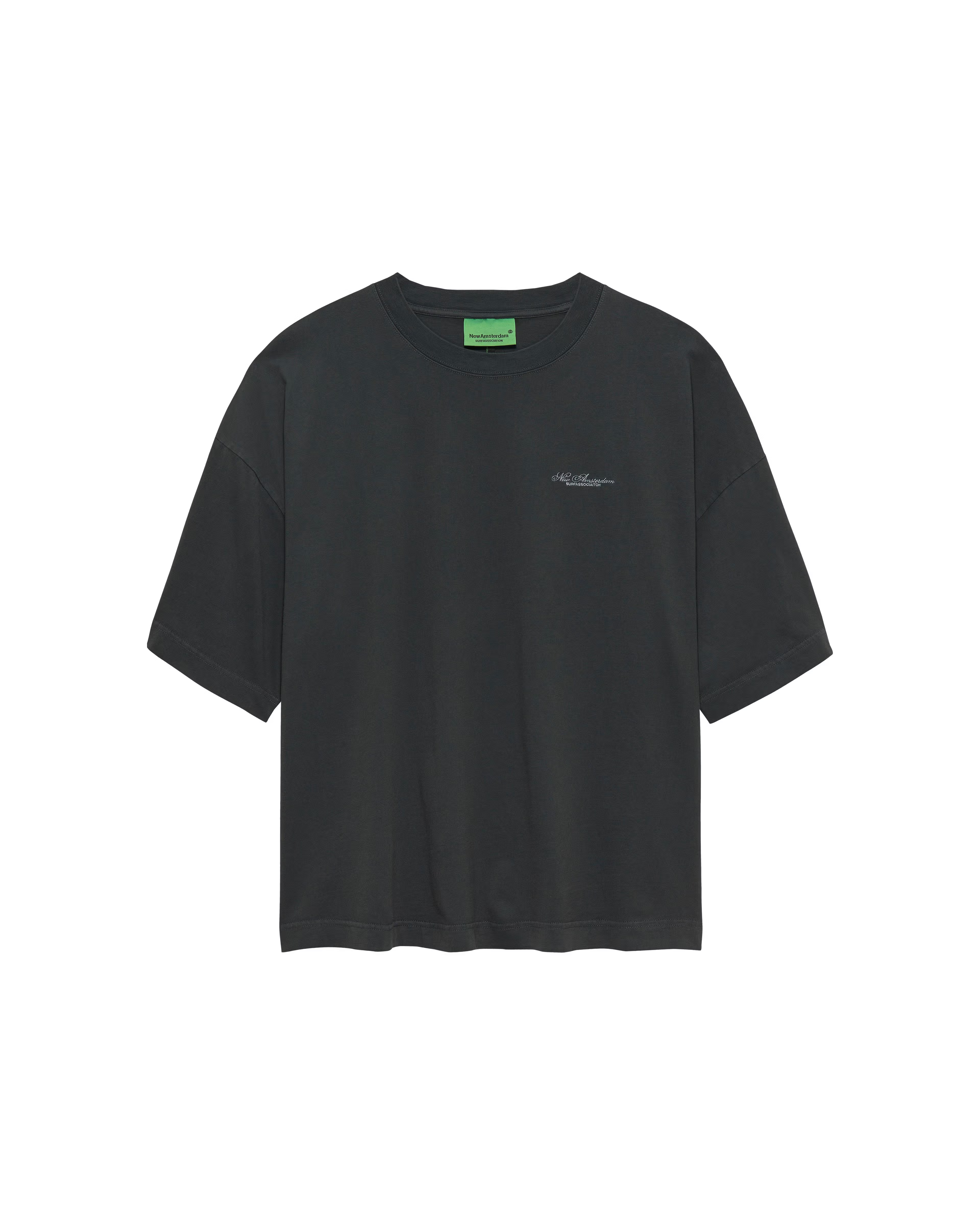 NEW AMSTERDAM SURF ASSOCIATION｜BIG LOGO TEE ANTRACITE