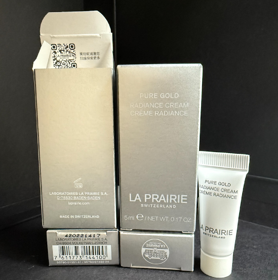 TD27 LA PRAIRIE PURE GOLD RADIANCE CREAM  純金亮膚面霜 5ml 【2件】 **到期日:約2027上半年