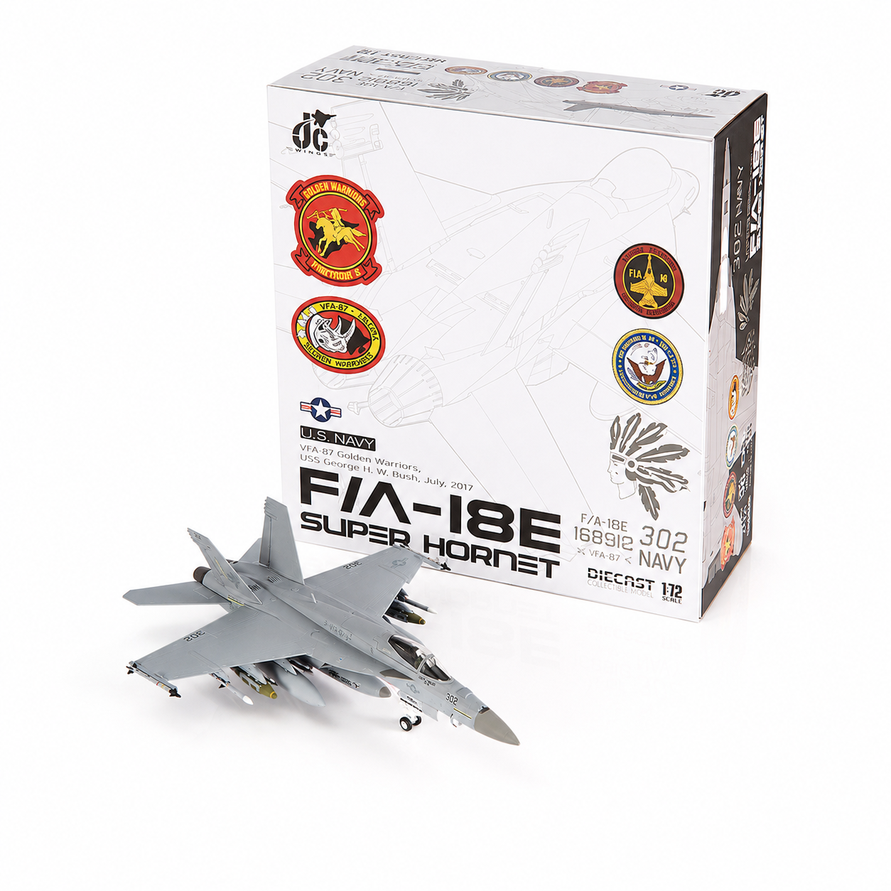 JC wings 1/72 美國海軍 F/A-18E超級大黃蜂 VFA-87 2017年「金勇士」中隊
