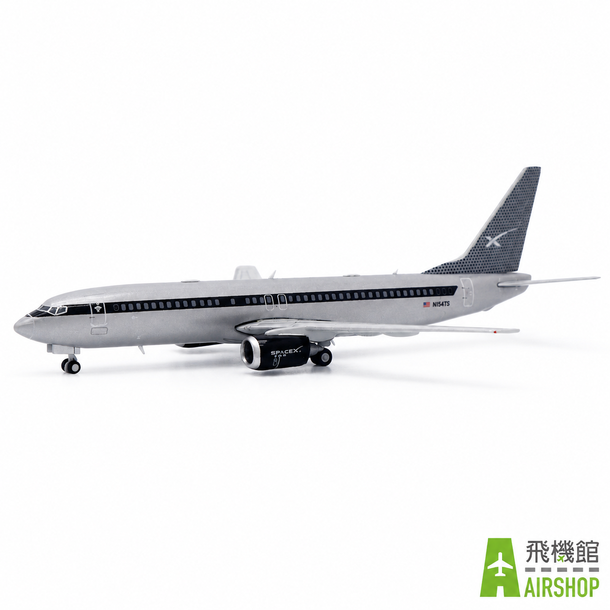 JC wings 1/400 SpaceX 波音737-800 N154TS