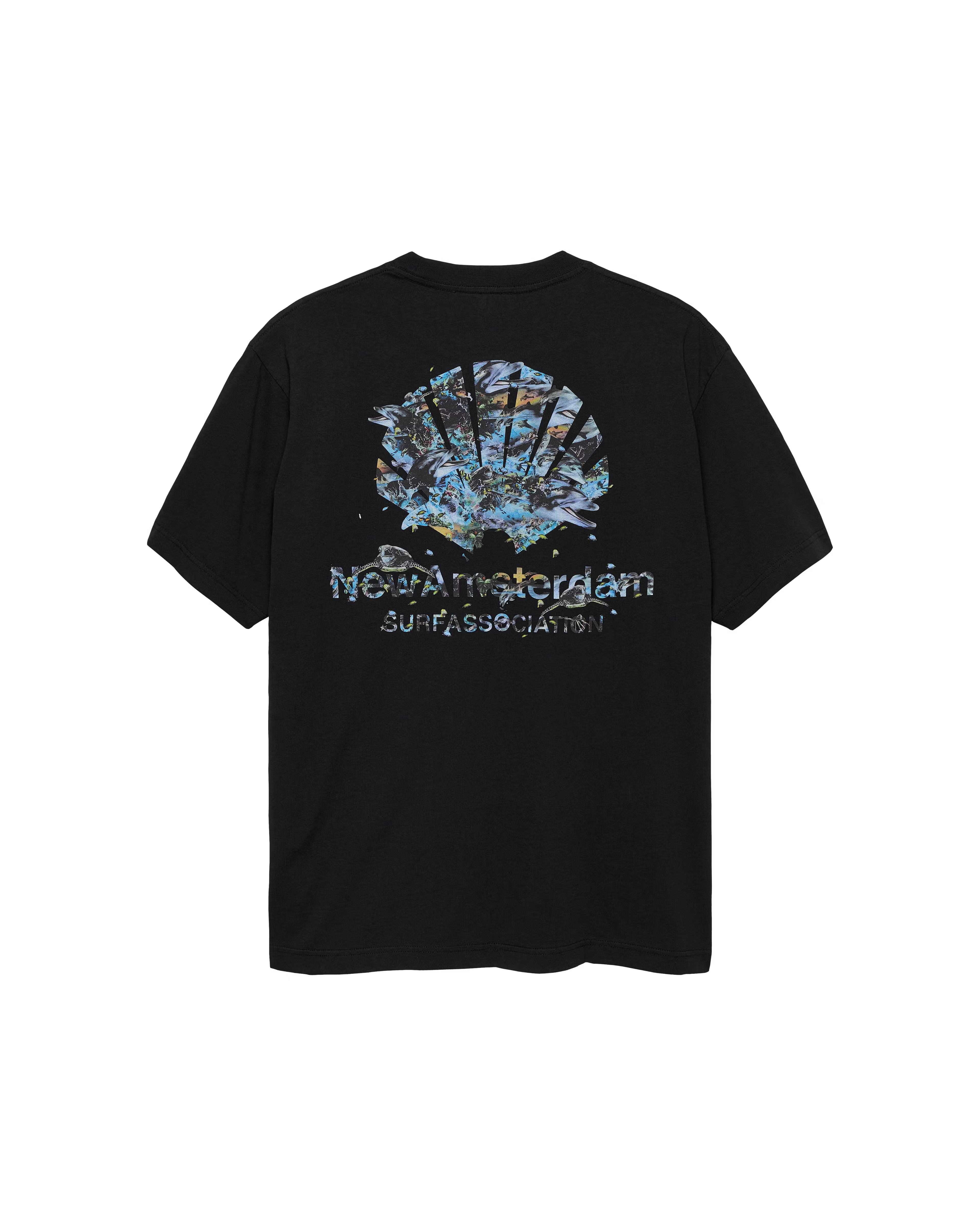 NEW AMSTERDAM SURF ASSOCIATION｜DOLPHIN TEE BLACK