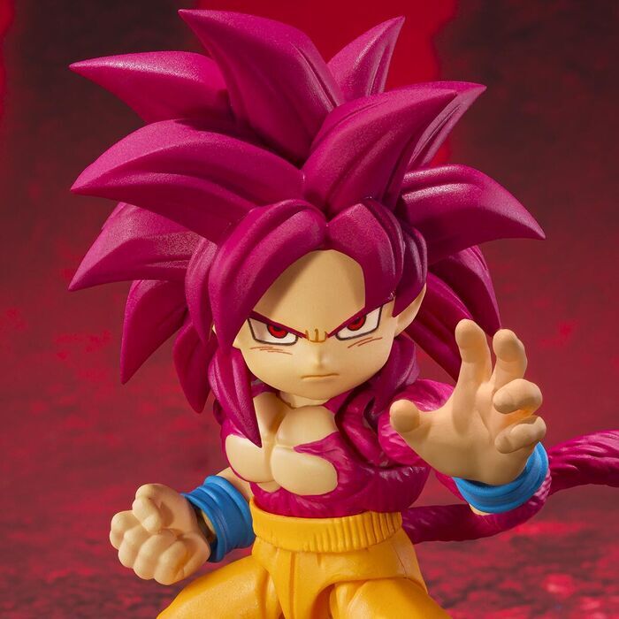萬代 SHF 孫悟空MINI DAIMA 超級賽亞人4 七龍珠 可動完成品