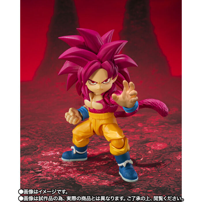 萬代 SHF 孫悟空MINI DAIMA 超級賽亞人4 七龍珠 可動完成品