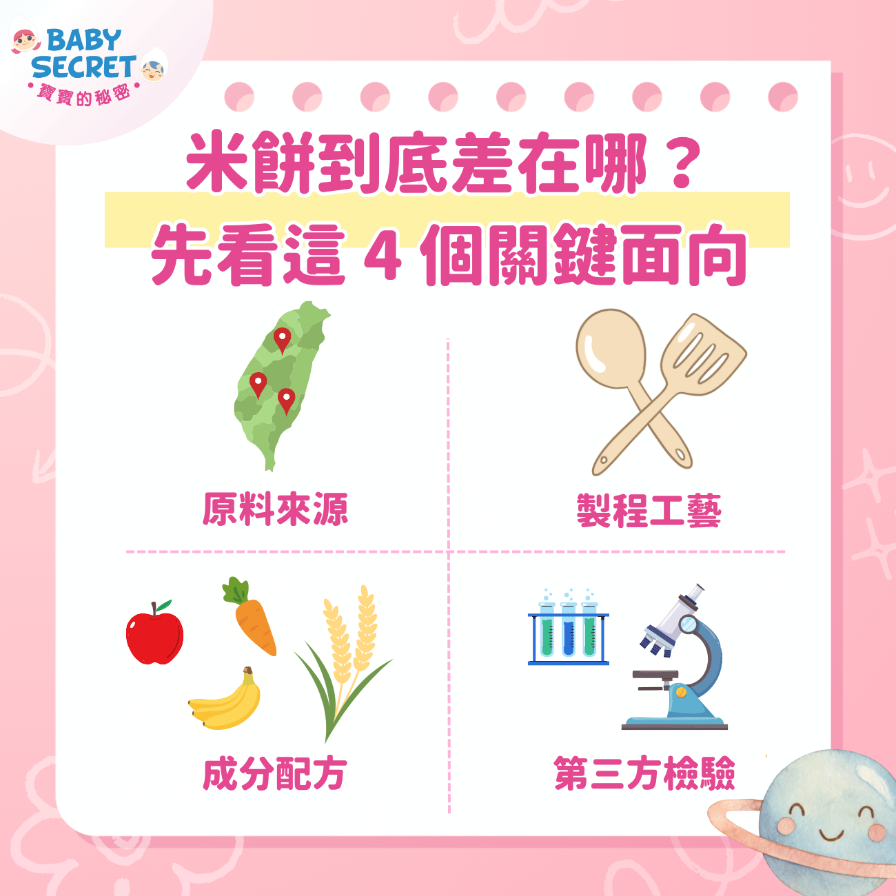 米餅到底差在哪？先看這 4 個關鍵面向