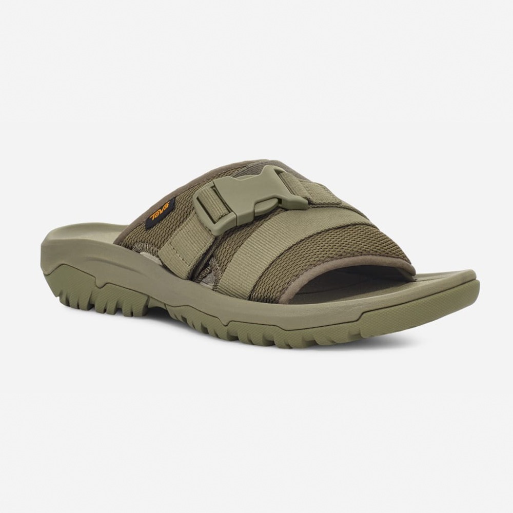 【下殺↘$990】TEVA 拖鞋 HURRICANE VERGE SLIDE 軍綠 運動 拖鞋 女 TV1136210OLV