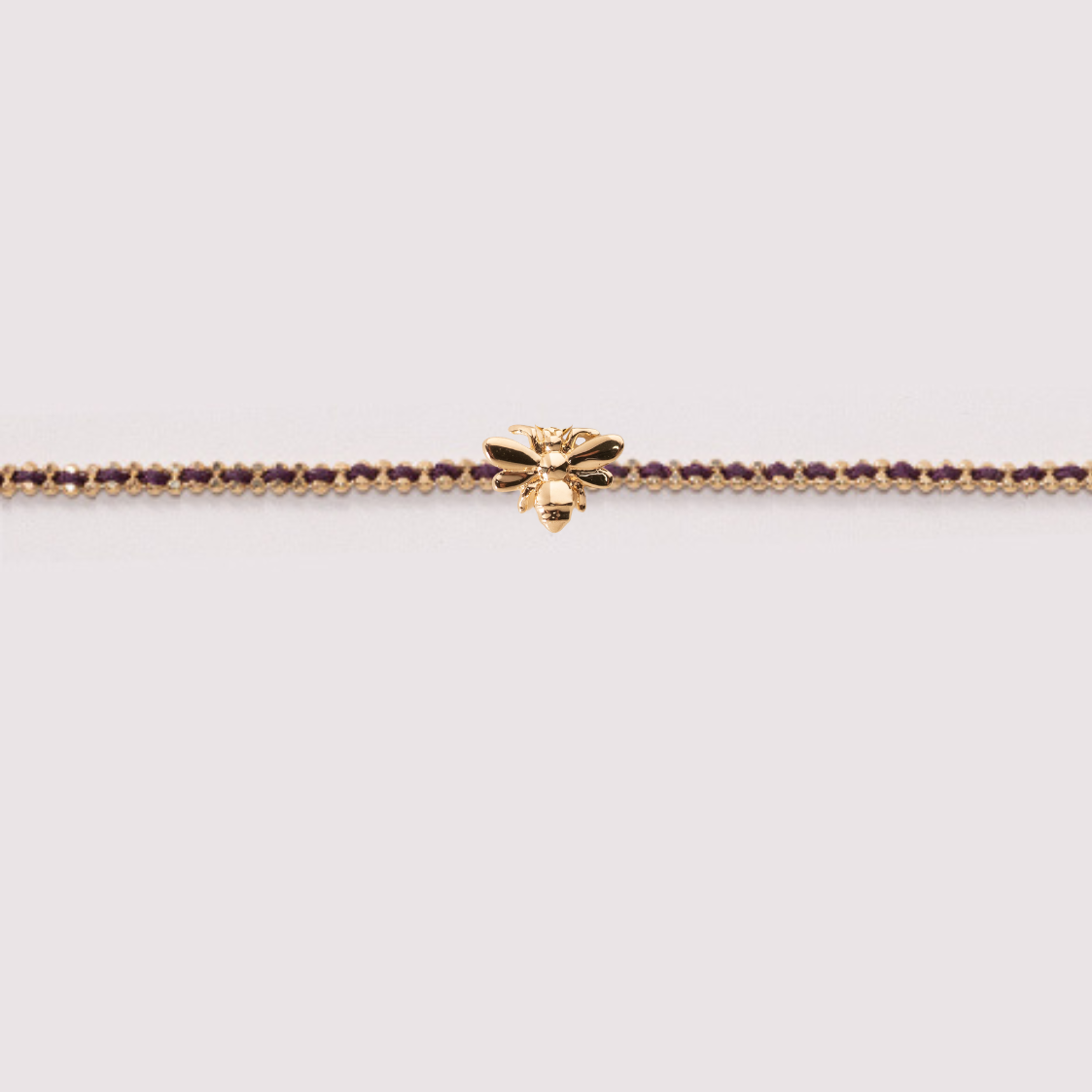 18K 蜜蜂Charm繩手鏈