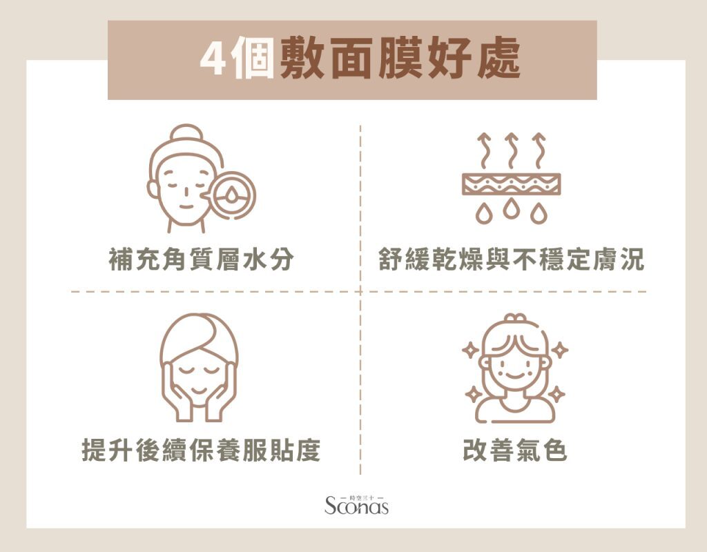 面膜要敷多久？3大面膜類型比較