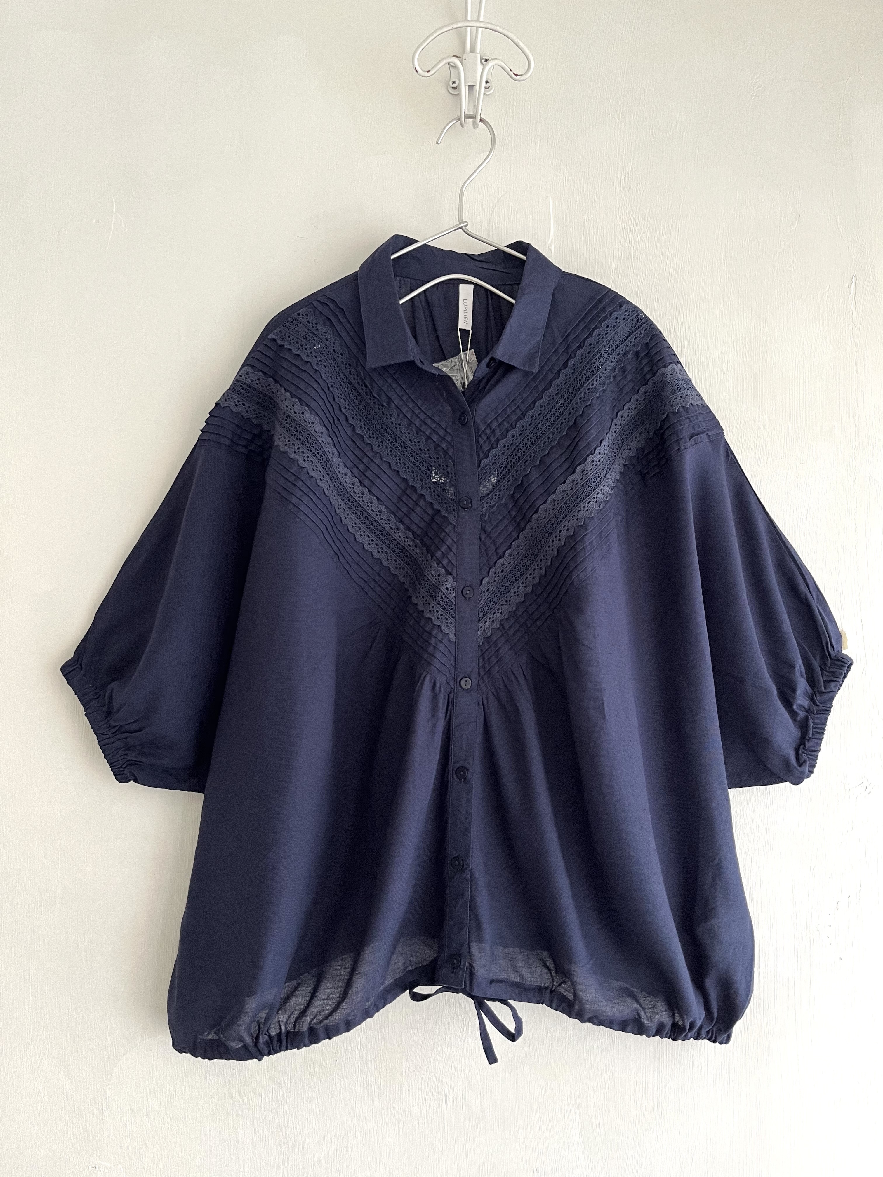 LUPILIEN藍色通花top