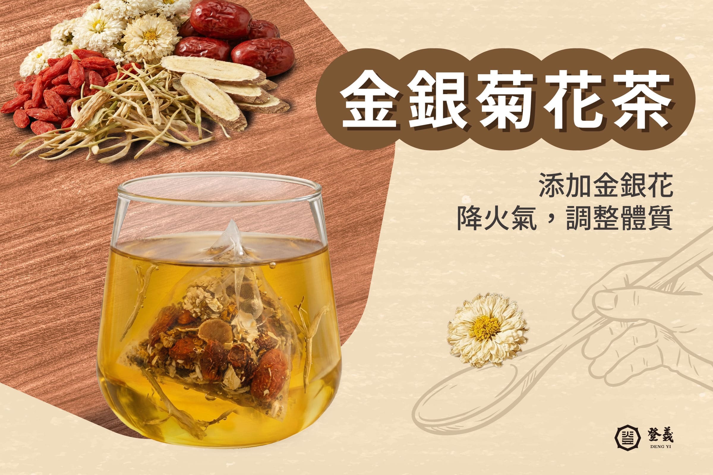 金銀菊花茶