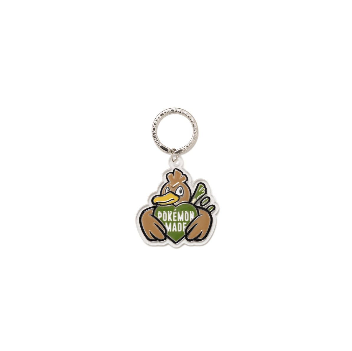 -(C015)-HUMAN MADE x Pokémon MADE KEY RING 大蔥鴨 皮卡丘 鑰匙圈 吊飾-XX31GD045 XX31GD044