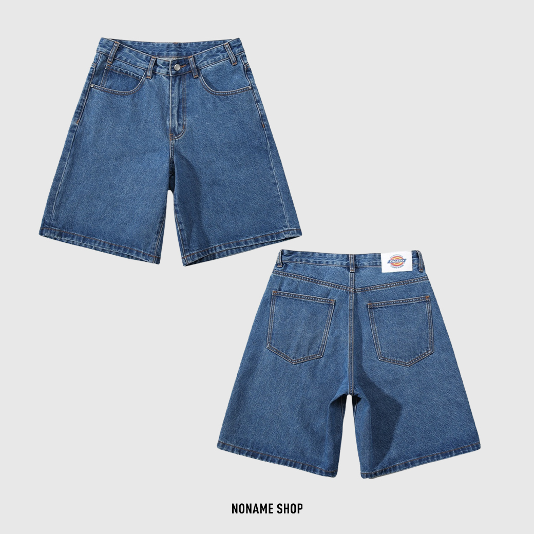 DICKIES 美式 街頭 水洗 CLEANFIT 五分褲 牛仔 短褲 牛仔藍 (男款)