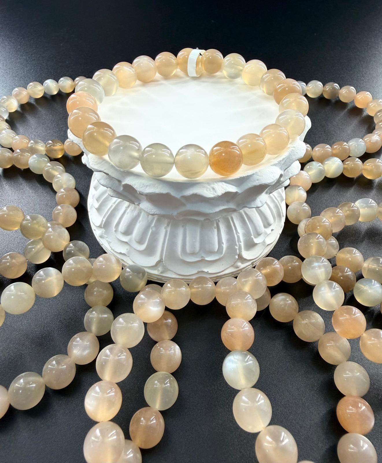 (J) 彩月光手串(8mm) #緬甸 #水晶 #1806BR