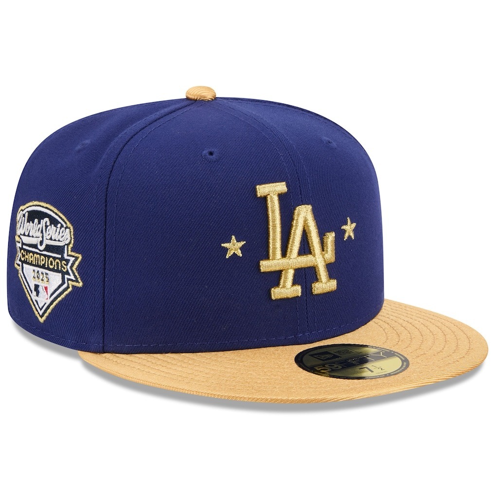 MLB帽子Los Angeles Dodgers 洛杉磯道奇 2026 冠軍帽 連霸 開幕戰 Gold Collection 金字電繡 棒球帽 New Era 59FIFTY 全封帽 全新