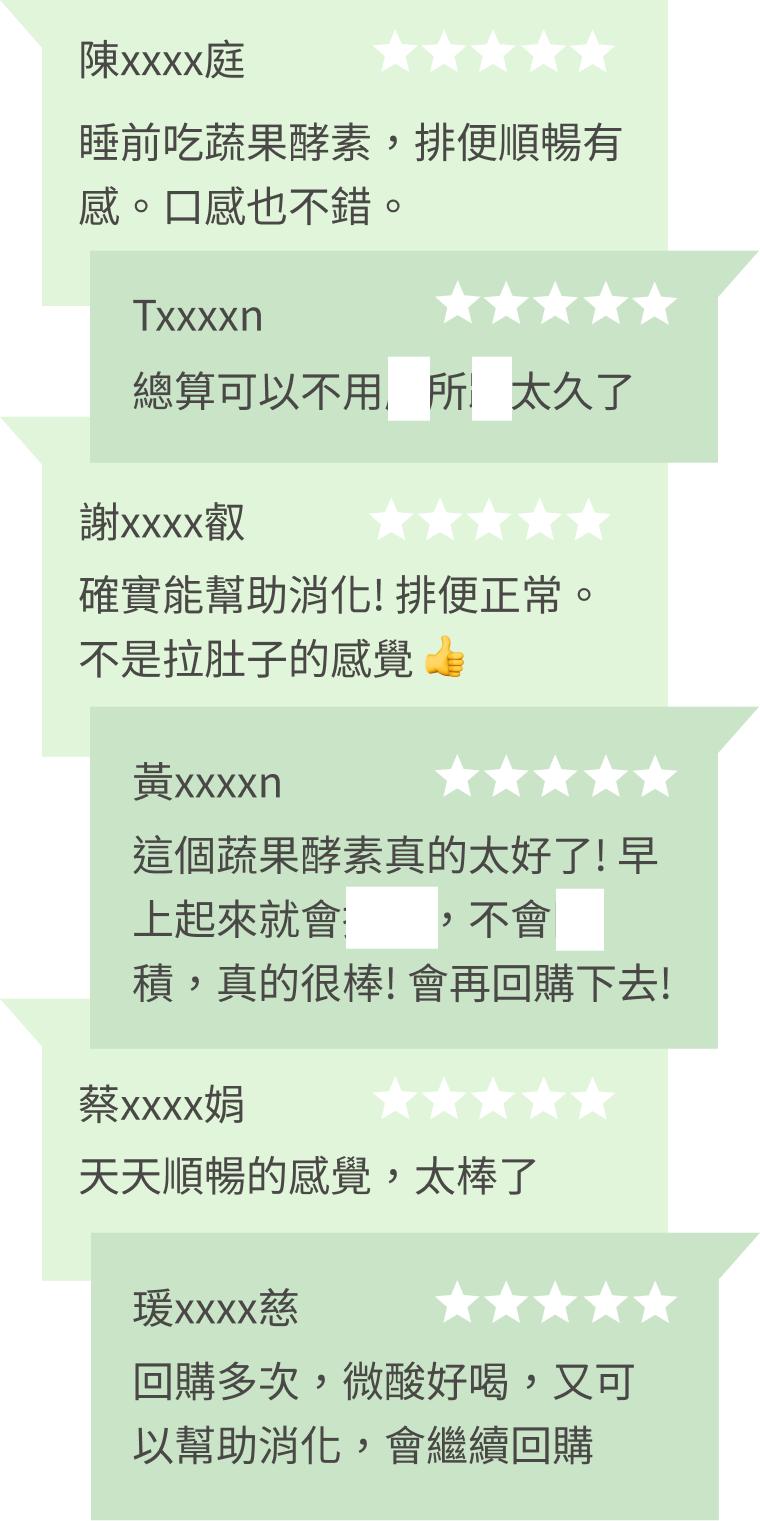 豐傑蔬果酵素EX，獲得顧客94%滿意度