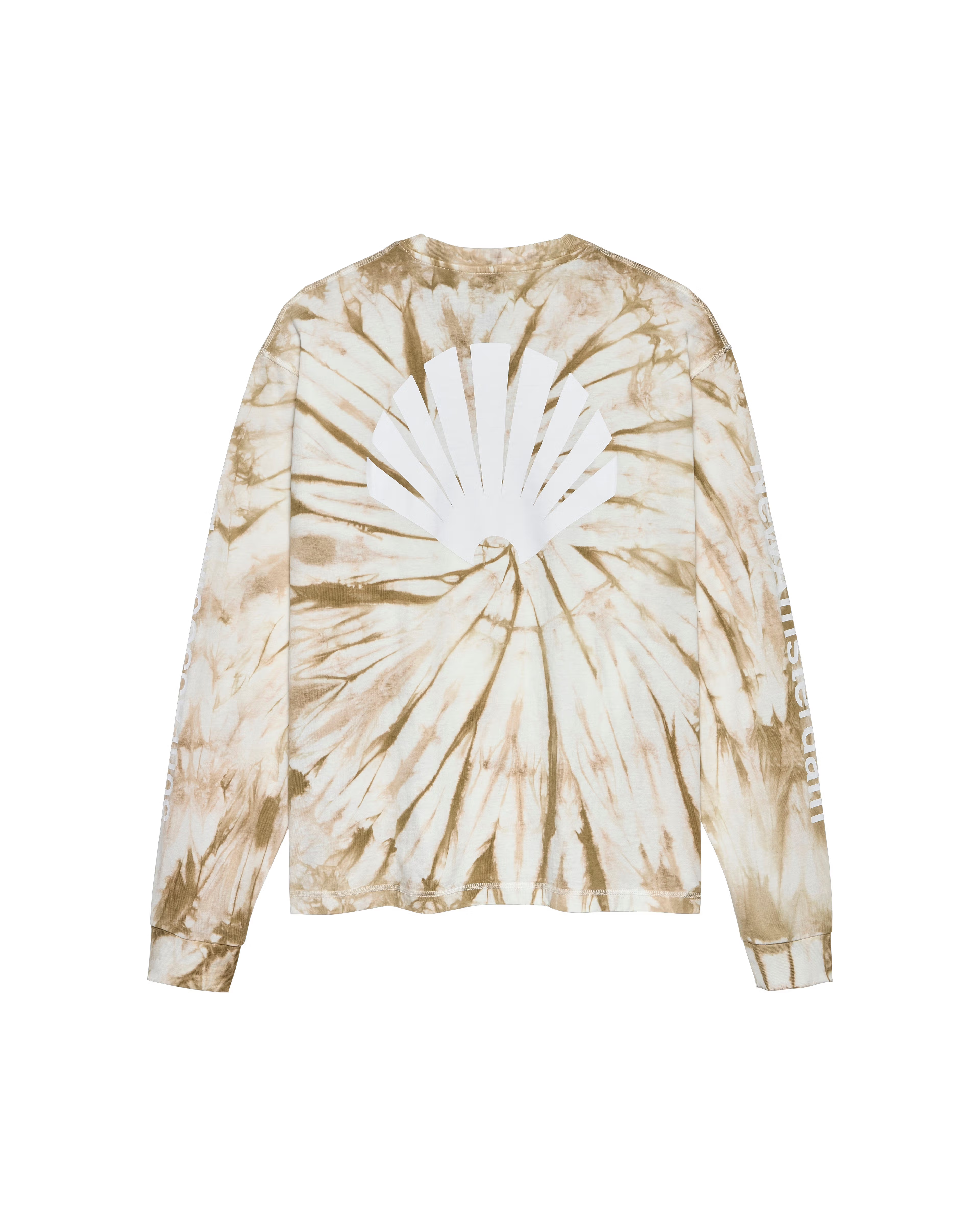 NEW AMSTERDAM SURF ASSOCIATION｜LOGO LONGSLEEVE ALMOND+FOAM WHITE TIE DYE/WHITE
