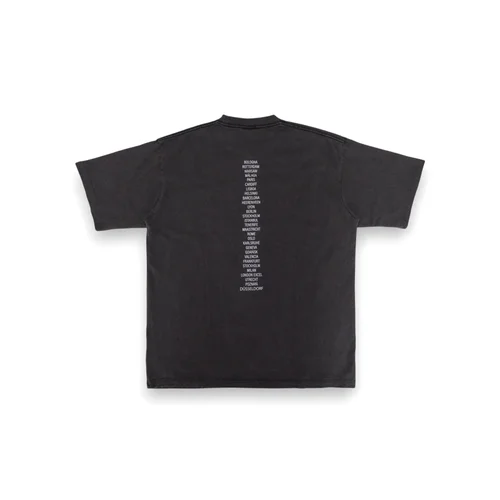 2nd Closet "HYROX" TIGER WASHED T-SHIRT - Black | TE33