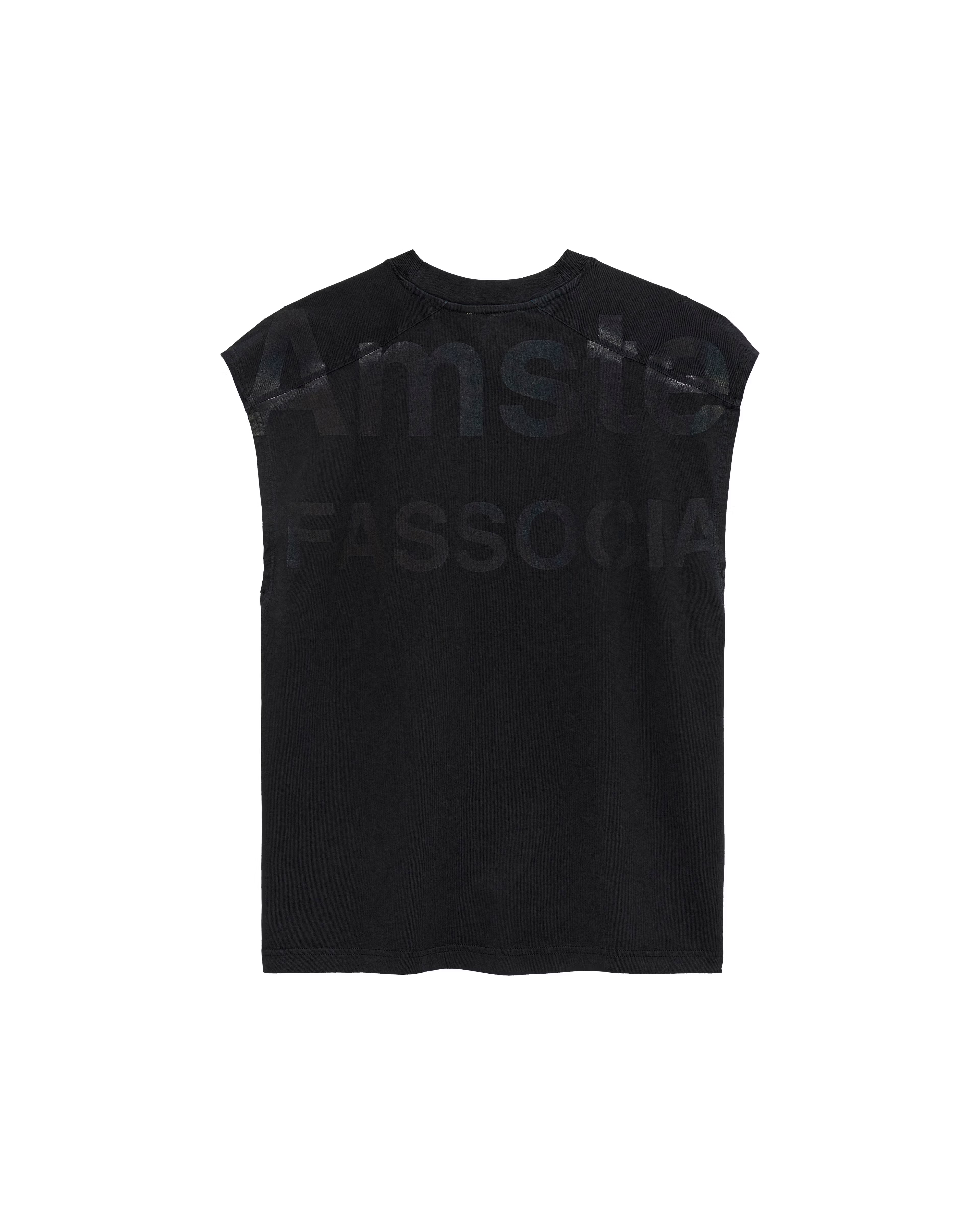 NEW AMSTERDAM SURF ASSOCIATION｜NAME TEE SLEEVELESS BLACK